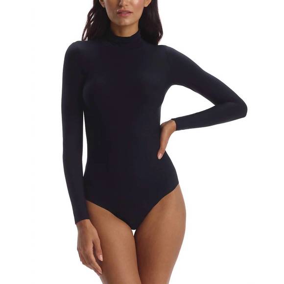 NEW COMMANDO butter turtleneck bodysuit in black - Picture 1 of 3